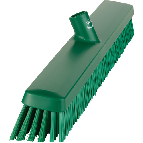 Balai-brosse robuste, Crins Fin/Ferme, 24", Vert PB Rental Co. Ltd.