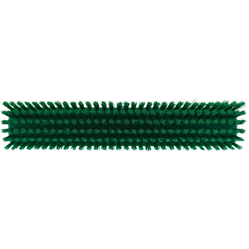 Push Broom Head, Fine/Stiff Bristles, 16-1/2", Polyester/Polypropylene, Green PB Rental Co. Ltd.