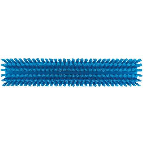 Push Broom Head, Fine/Stiff Bristles, 16-1/2", Polyester/Polypropylene, Blue PB Rental Co. Ltd.