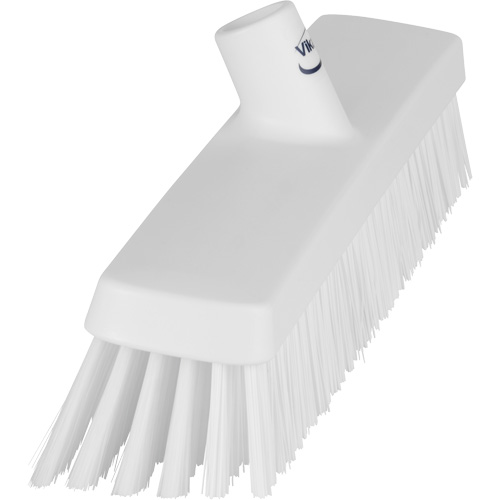 Push Broom Head, Fine/Stiff Bristles, 16-1/2", Polyester/Polypropylene, White PB Rental Co. Ltd.