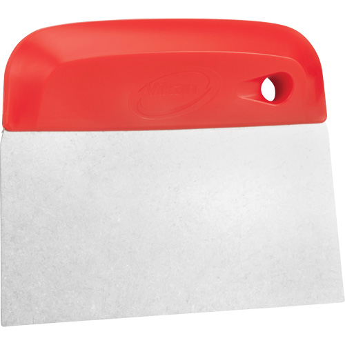 Flexible Stainless Steel Dough Cutter/Scraper, Red, 4-1/2" W x 5-3/4" L PB Rental Co. Ltd.