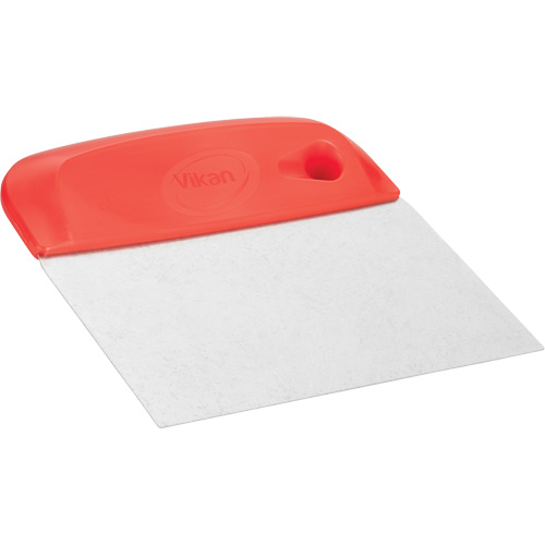 Flexible Stainless Steel Dough Cutter/Scraper, Red, 4-1/2" W x 5-3/4" L PB Rental Co. Ltd.