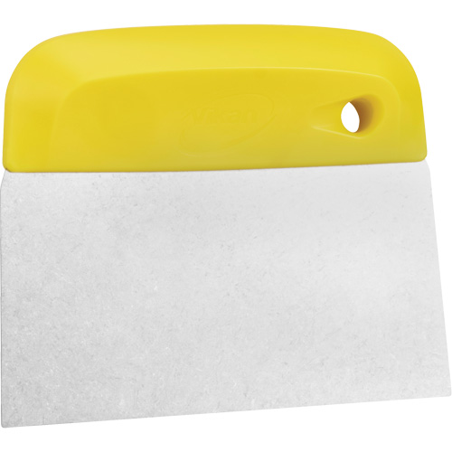 Flexible Stainless Steel Dough Cutter/Scraper, Yellow, 4-1/2" W x 5-3/4" L PB Rental Co. Ltd.