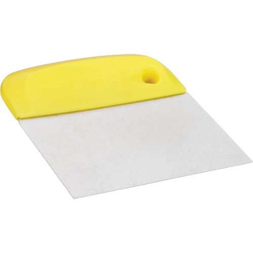 Flexible Stainless Steel Dough Cutter/Scraper, Yellow, 4-1/2" W x 5-3/4" L PB Rental Co. Ltd.