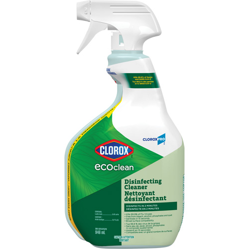Nettoyant d&eacute;sinfectant CloroxPro Clorox EcoClean, 946 ml, Bouteille &agrave; g&acirc;chette PB Rental Co. Ltd.