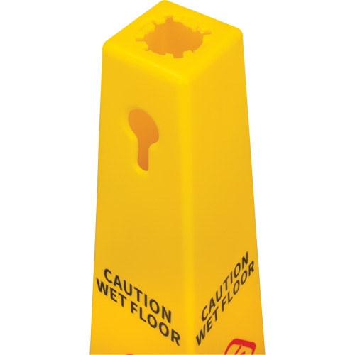 Wet Floor Safety Cone, Bilingual with Pictogram PB Rental Co. Ltd.