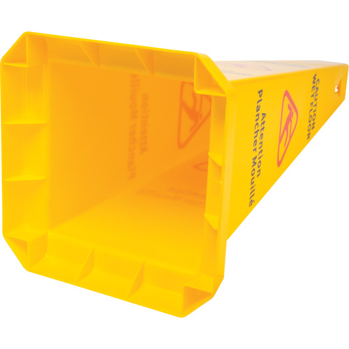 Wet Floor Safety Cone, Bilingual with Pictogram PB Rental Co. Ltd.
