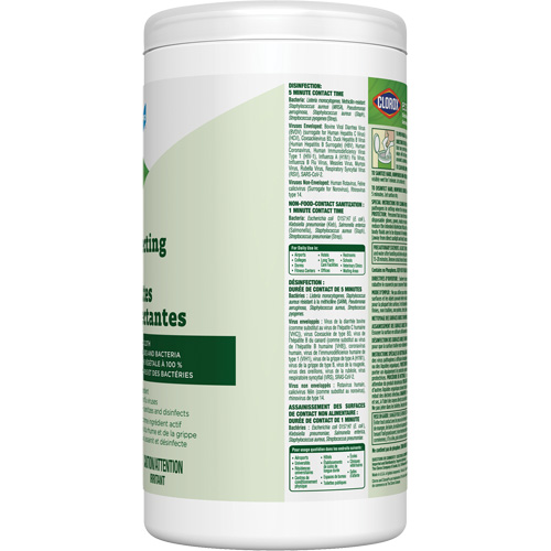Lingettes d&eacute;sinfectantes EcoClean, 75 lingettes PB Rental Co. Ltd.