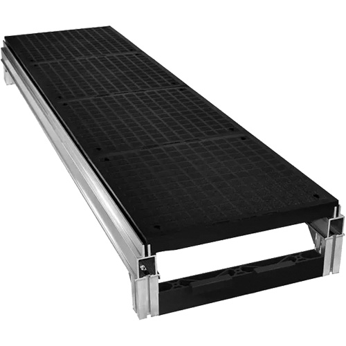 FOUNDATION Smooth Modular Aluminum Work Platform Kit, 18" W x 72" D, 400 lbs. Capacity, All-Welded PB Rental Co. Ltd.