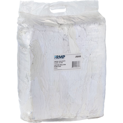 Wiper Rags, Fleece, White, 20 lbs. PB Rental Co. Ltd.