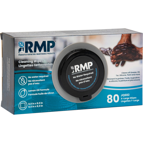 X-Large Cleaning Wipes, 80 Wipes, 8" x 8" PB Rental Co. Ltd.