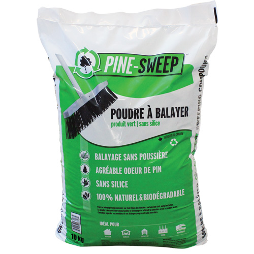 Pine Sweep Biodegradable Sweeping Compound, Bag, 22 lbs. (10 kg) PB Rental Co. Ltd.