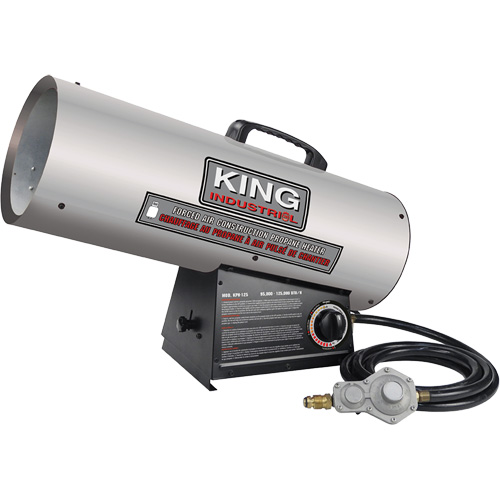 Forced Air Construction Heater, Contractor, Propane, 125000 BTU/H PB Rental Co. Ltd.