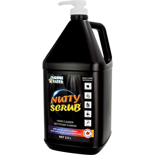 Nettoyant &agrave; mains avec exfoliant en coquille de noyer Nutty Scrub, Pierre ponce, 3,5 L, Bouteille, Sans parfum PB Rental Co. Ltd.