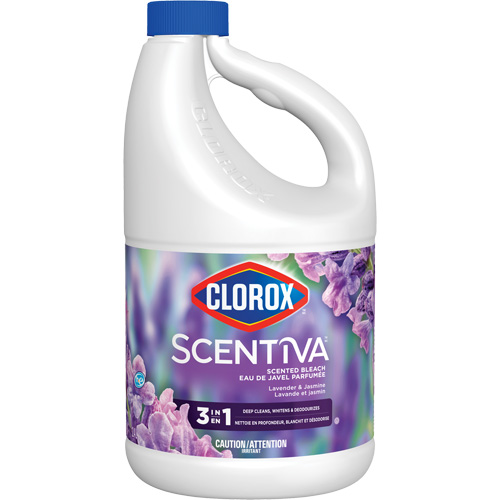 Javellisant au parfum de fleur de cerisier et p&ecirc;che Scentiva, 2,4 L, Cruche PB Rental Co. Ltd.