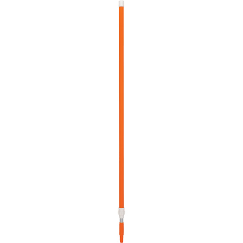 Handle, Broom/Brush/Dust Mop/Pad Holder/Scraper/Squeegee/Wet Mop, Orange, Telescopic, 62" - 109-2/5" L PB Rental Co. Ltd.