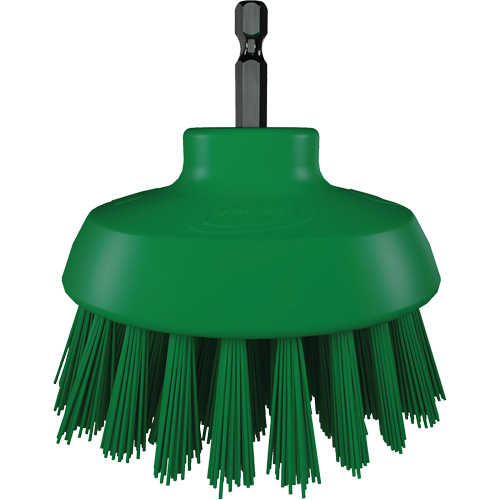 Brosse ronde HyDrive pour perceuse, Soies Tr&egrave;s ferme, Longueur de 3-1/10", Vert PB Rental Co. Ltd.