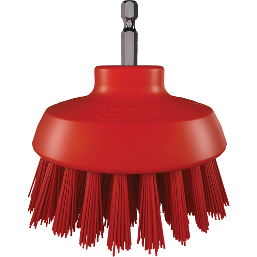 Brosse ronde HyDrive pour perceuse, Soies Tr&egrave;s ferme, Longueur de 3-1/10", Rouge PB Rental Co. Ltd.