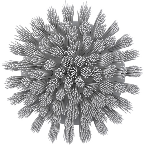 Brosse ronde HyDrive pour perceuse, Soies Tr&egrave;s ferme, Longueur de 3-1/10", Blanc PB Rental Co. Ltd.