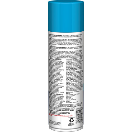 Nettoyant pour vitres Pro Line sans ammoniaque, au parfum frais, 19 oz., Canette a&eacute;rosol PB Rental Co. Ltd.