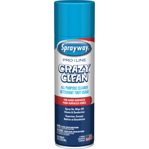 Nettoyant tout usage Pro Line Crazy Clean, 19 oz., Canette a&eacute;rosol PB Rental Co. Ltd.