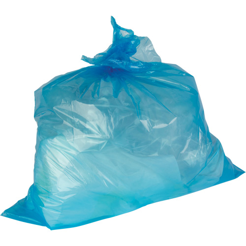 Industrial Garbage Bags, Strong, 35" W x 50" L, 0.9 mils, Blue, 194 L (44 Gal.) Capacity PB Rental Co. Ltd.