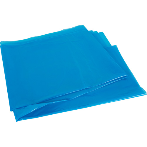 Industrial Garbage Bags, Strong, 35" W x 50" L, 0.9 mils, Blue, 194 L (44 Gal.) Capacity PB Rental Co. Ltd.