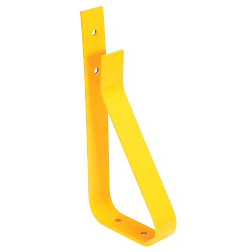 Rail Post, Steel, 10-3/4" L x 24" H, Yellow PB Rental Co. Ltd.