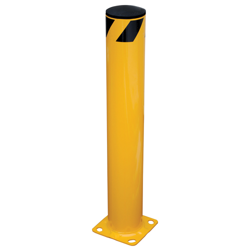Butoir de s&eacute;curit&eacute;, Acier, 36" h x 5,5" la, Jaune PB Rental Co. Ltd.