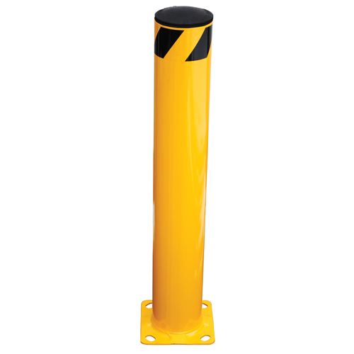 Butoir de s&eacute;curit&eacute;, Acier, 36" h x 5,5" la, Jaune PB Rental Co. Ltd.