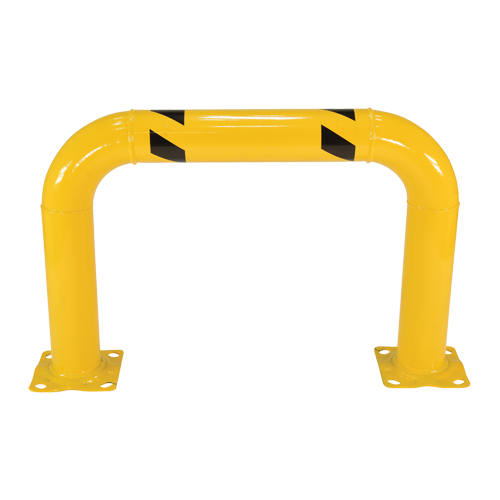 Garde-corps &agrave; profil &eacute;lev&eacute; pour machines, 3' la x 2' h, Jaune PB Rental Co. Ltd.