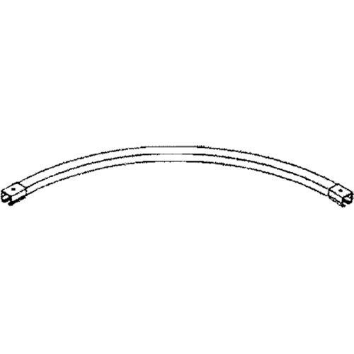 90° Curved Curtain Partition Track with Splicers, 3' L PB Rental Co. Ltd.