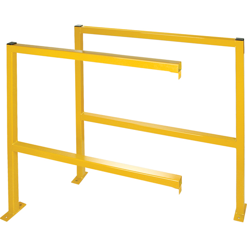 Protecteurs de p&eacute;rim&egrave;tre - Style tubulaire, 48" la x 49-1/2" h, Jaune PB Rental Co. Ltd.