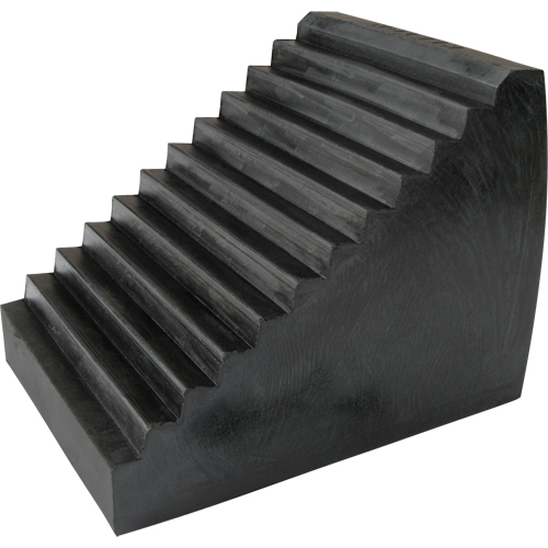 Cale de roue, 9-1/2" x 6-1/2" x 7-1/2", Noir PB Rental Co. Ltd.