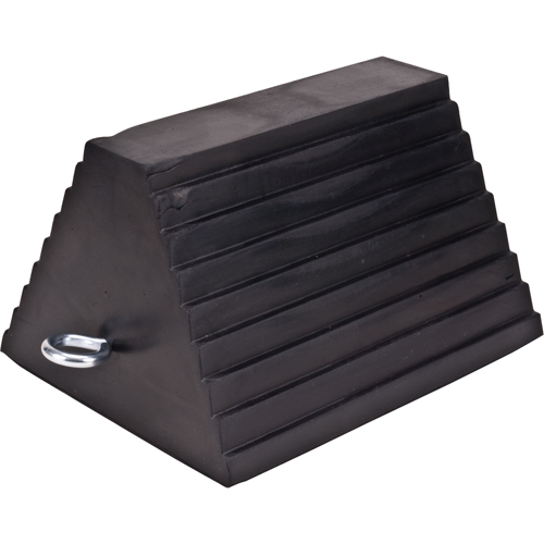 Wheel Chock, 9" x 8" x 6", Black PB Rental Co. Ltd.
