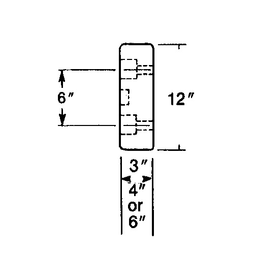 Butoirs de quai en caoutchouc moul&eacute;s, Caoutchouc, 30" la x 4" p x 10" h PB Rental Co. Ltd.