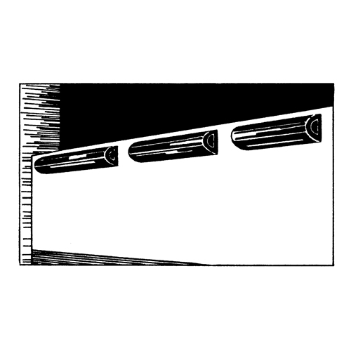 Extruded Rubber Dock Fenders, Rubber, 4-1/2" W x 12" L x 3-3/4" D PB Rental Co. Ltd.