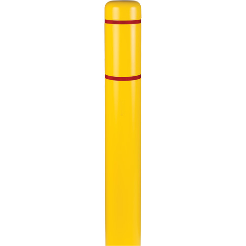 Polyethylene Bollard Covers, 6-5/8" Dia. x 60" L, Yellow PB Rental Co. Ltd.