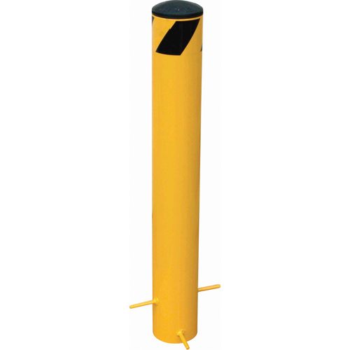 Bornes &agrave; couler, Acier, 35" h x 5-9/16" la, Jaune PB Rental Co. Ltd.