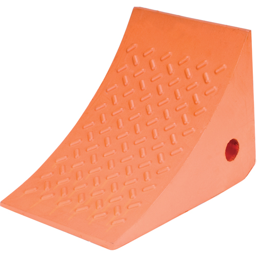 Wheel Chocks, Urethane, Orange, 8" W x 11" D x 8" H PB Rental Co. Ltd.