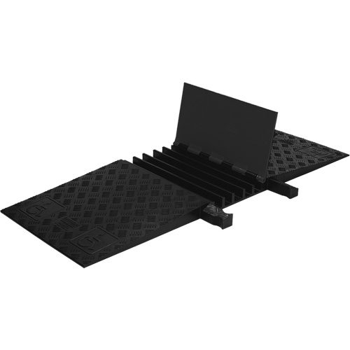 Guard Dog&reg; General Purpose ADA/DDA Cable Protector, 5 Channels, 18" L x 50" W x 1.875" H PB Rental Co. Ltd.