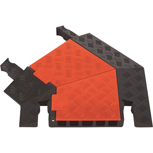 Protecteur de c&acirc;ble pour usage g&eacute;n&eacute;ral &agrave; 5 canaux Guard Dog, virage &agrave; gauche PB Rental Co. Ltd.