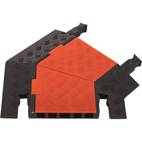 Guard Dog&reg; 5-Channel Heavy Duty Cable Protector - Right Turn PB Rental Co. Ltd.