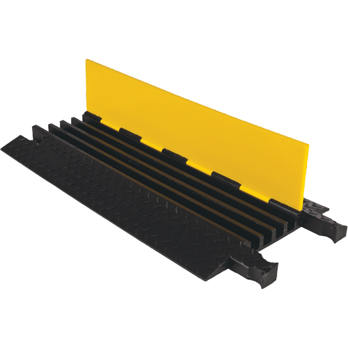 Yellow Jacket&reg; Heavy Duty Cable Protector, 4 Channels, 36" L x 17.5" W x 2" H PB Rental Co. Ltd.