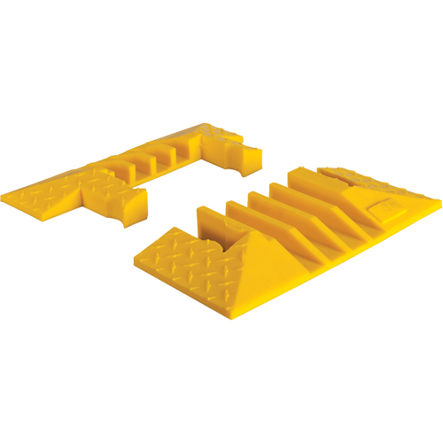 Yellow Jacket&reg; 4-Channel Heavy Duty Cable Protector - End Caps PB Rental Co. Ltd.
