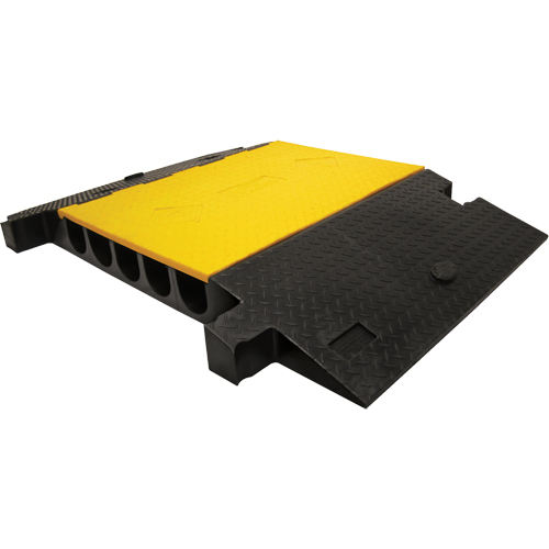Yellow Jacket&reg; Heavy Duty Cable Protector, 5 Channels, 35.75" L x 57.25" W x 5.125" H PB Rental Co. Ltd.