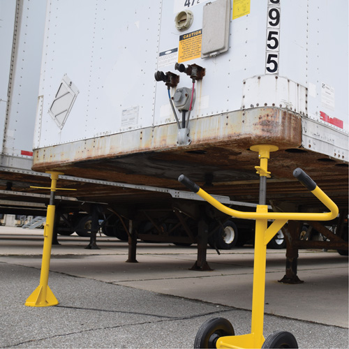 Two-Post Trailer-Stabilizing Jack Stands, 50 tons Lift Capacity PB Rental Co. Ltd.