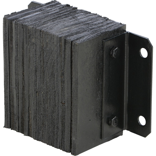 Butoir de quai lamell&eacute;, Horizontal, Caoutchouc, 12" la x 6" p x 10" h PB Rental Co. Ltd.