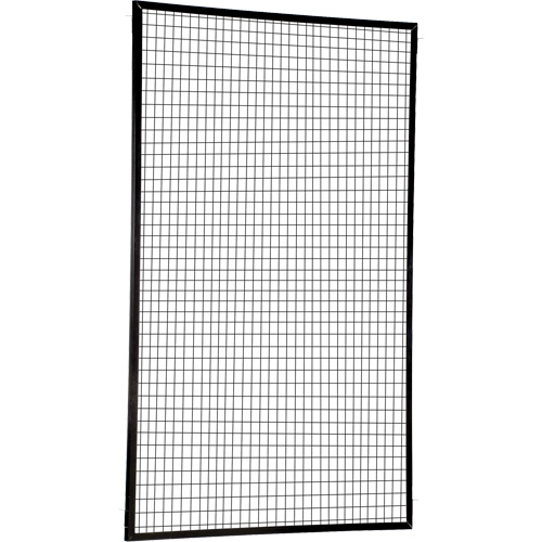Adjustable Perimeter Guard Panel, 8' H x 5' W, Black PB Rental Co. Ltd.