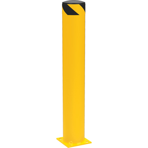 Bornes de s&eacute;curit&eacute; tubulaire, Acier, 42" h x 6-5/8" la, Jaune PB Rental Co. Ltd.